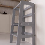 2-in-1 leertoren Jindl grijs vrijstaand