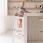 2-in-1 leertoren Jindl wit snijden