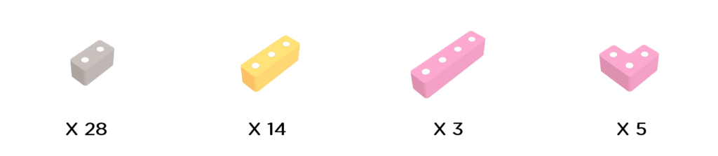 Tuki Builder 50 set inhoud