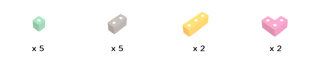 Aantal magneetblokken MICRO set