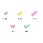 Inhoud magneetblokken TUKI Builder 300 set