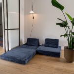 Jindl speelbank cord vrijstaand blauw chilplek