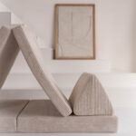 Jindl speelbank ribstof cord beige