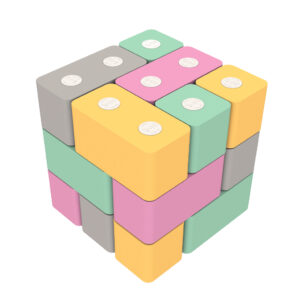 Magneetblokken TIKI Micro set