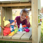 Outdoor poppenhuis XL Erzi kiekeboe