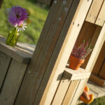 Outdoor poppenhuis XL Erzi plantjes