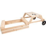 Picknicktafel, modderkeuken en zandbak 3-in-1 voor kinderen