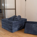 Speelbank Jindl ribstof blauw complete set