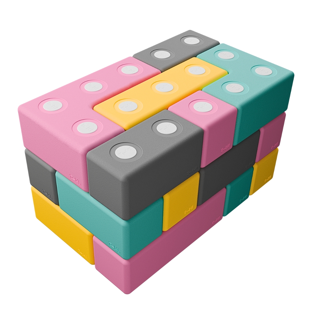 TUKI set BUILDER 26 elementen- GROTE magnetische blokken TUKI set BUILDER 26 elementen