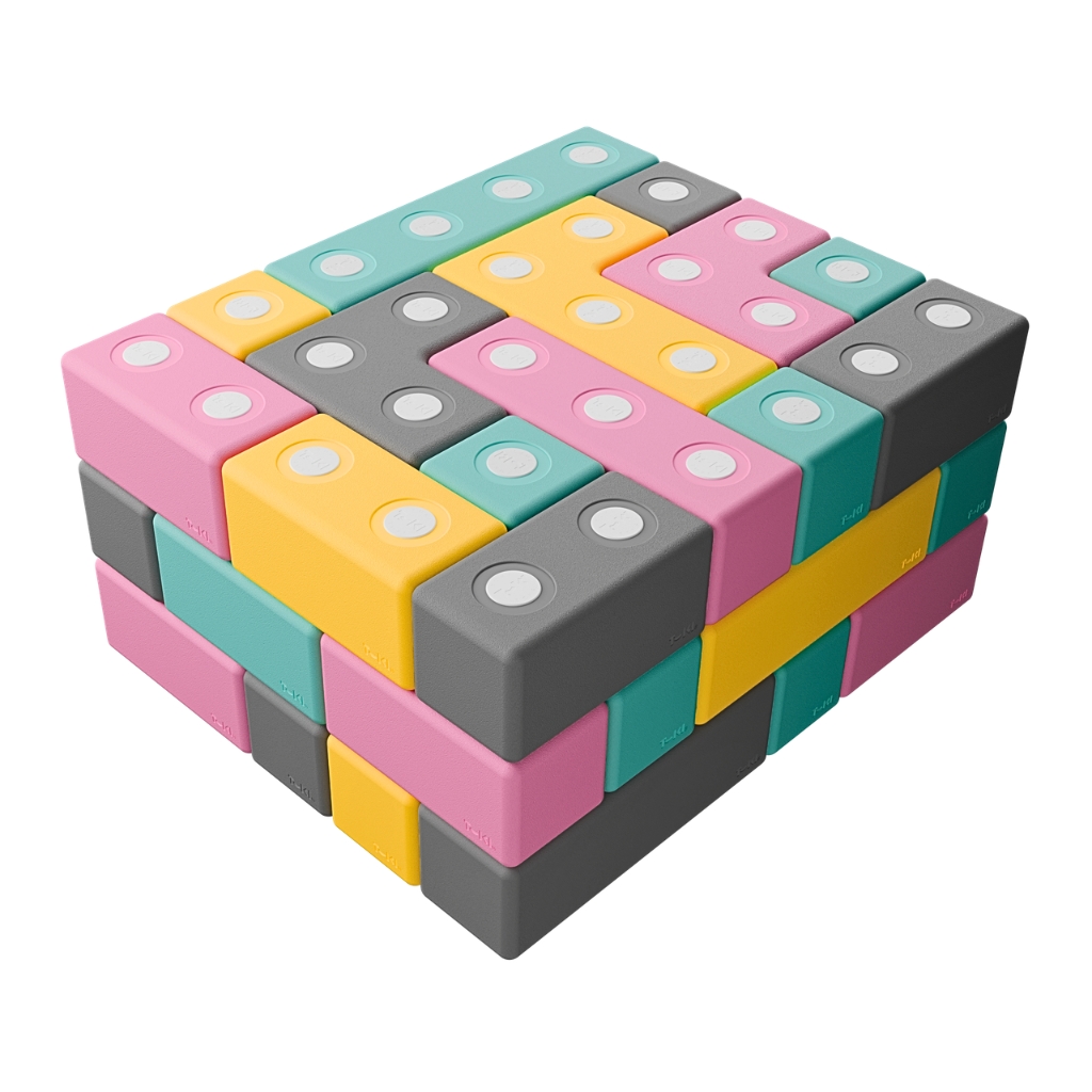 TUKI set BUILDER 56 elementen- GROTE magnetische blokken TUKI set BUILDER 56 elementen