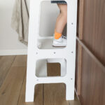 Jindl leertoren wit zijkant kitche helper