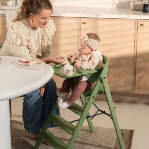 KAOS KLAPP kinderstoel groen met baby