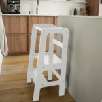 Leertoren Jindl wit in keuken