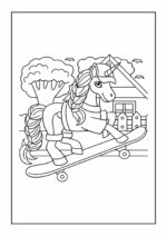 Eenhoorn kleurboek 5