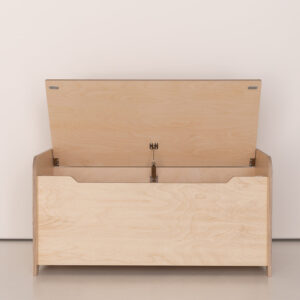 Jindl opbergkist open