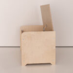 Jindl opbergkist zijkant open