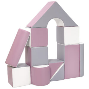 Foamset kasteel Jindl wit, grijs en paars