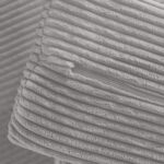 Speelbank Jindl cord ribstof lichtgrijs rits beschermer