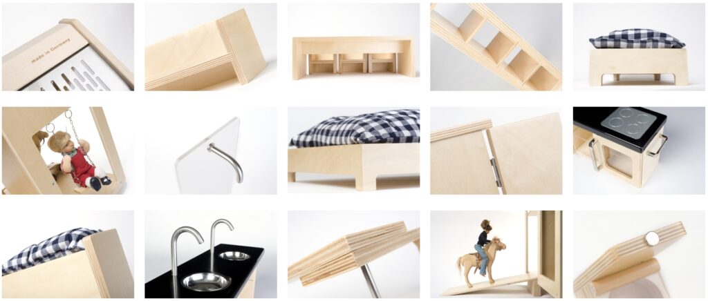 Details groot poppenhuis