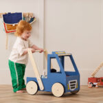 Houten loopwagen Kid's Concept leren lopen