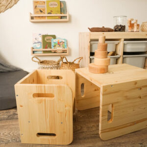 Tafel + stoeltje Manine Montessori Jindl