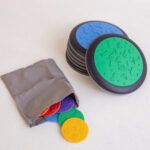 Jindl sensorische stapstenen regenboog compleet