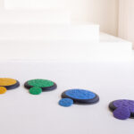 Jindl sensorische stapstenen regenboog detail