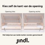 Bedhuisje Jindl hekje aan beide zijden mogelijk