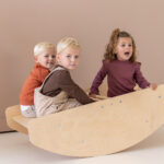 Houten schommelboot Jindl spelen