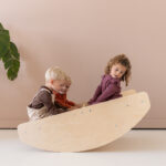 Houten schommelboot klimtrap Jindl
