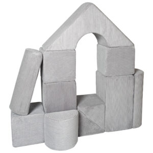 Kasteel grijs ribstof Jindl