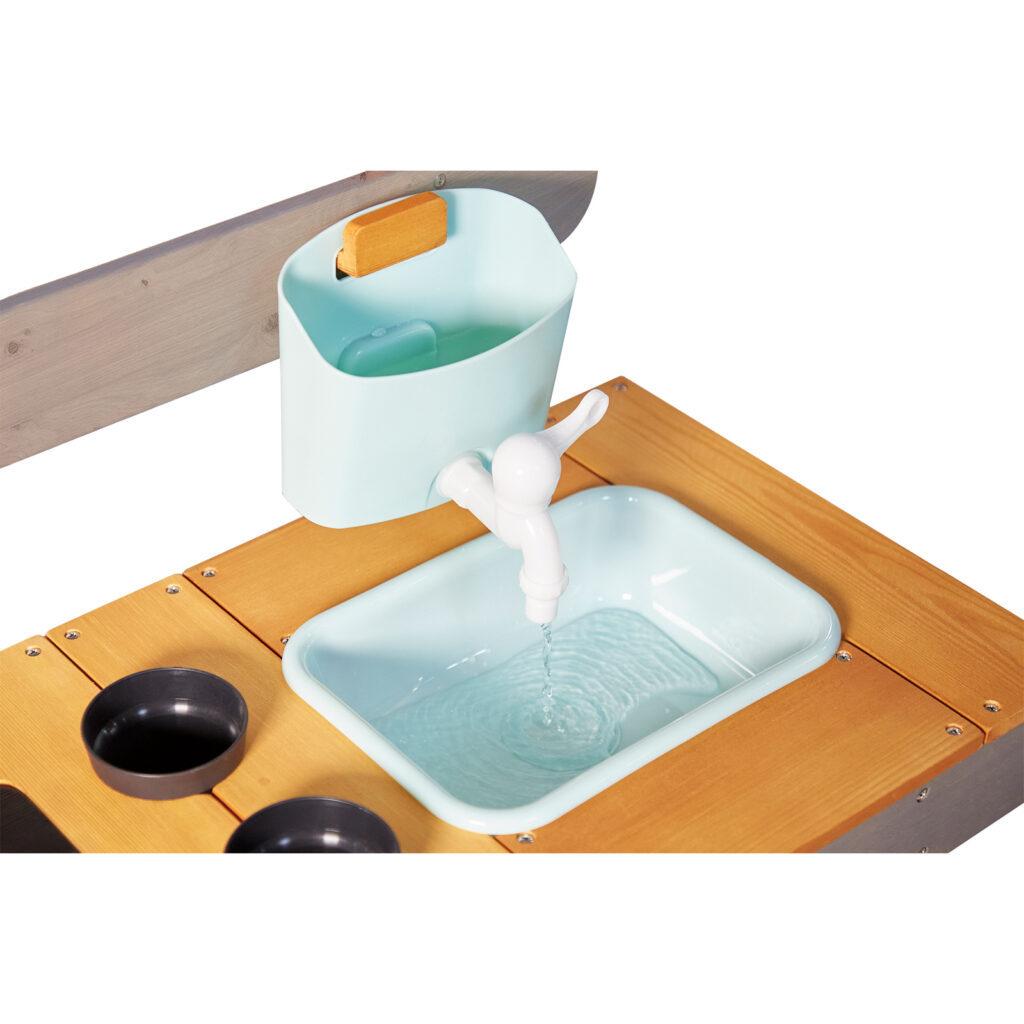 Modderkeuken Janod waterbak met kraan Modderkeuken Janod waterbak met kraan