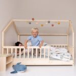 Houten peuterbed | bedhuisje Jindl® Nova, naturel (160 x 80)