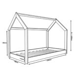 Peuterbed Jindl Reza afmetingen