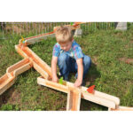 Waterbaan houten goten