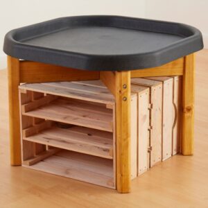 Tuff tray houten standaard diameter 70