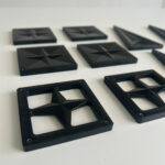Coblo zwart 10 stuks detail