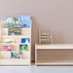 Boekenkast en lage speelgoedkast Jindl NOVA