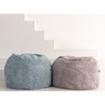 Zitzak Jindl turquoise en oud roze