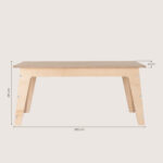 Afmeting Montessori tafel