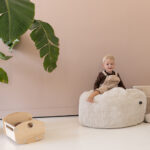 Jindl zitzak cord beige chillen