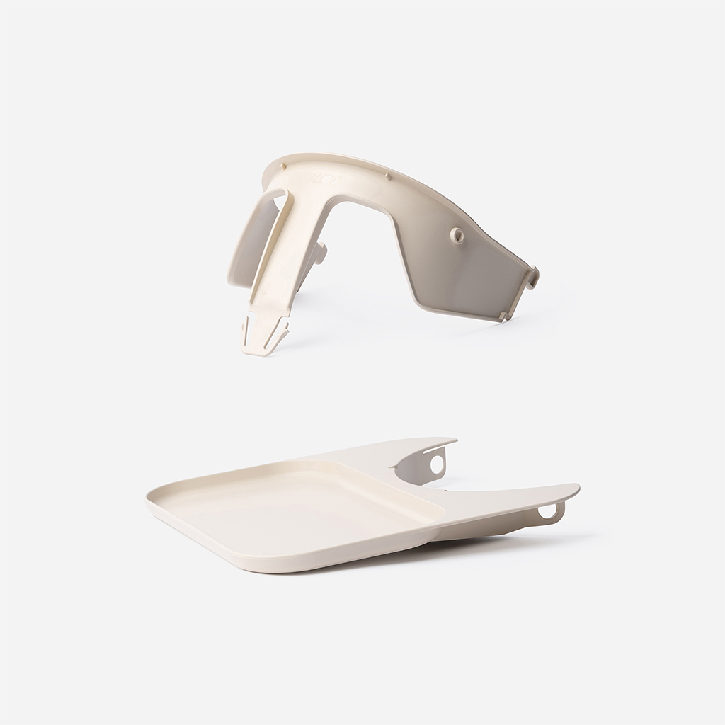 Veiligheidsbeugel + eetblad KAOS ivoor
