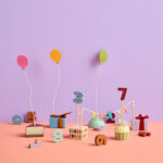 Verjaardags decoratieset Kid's Concept sfeer