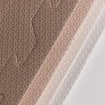 Details puzzelmatten Jindl bruin oudroze beige en lichtgrijs