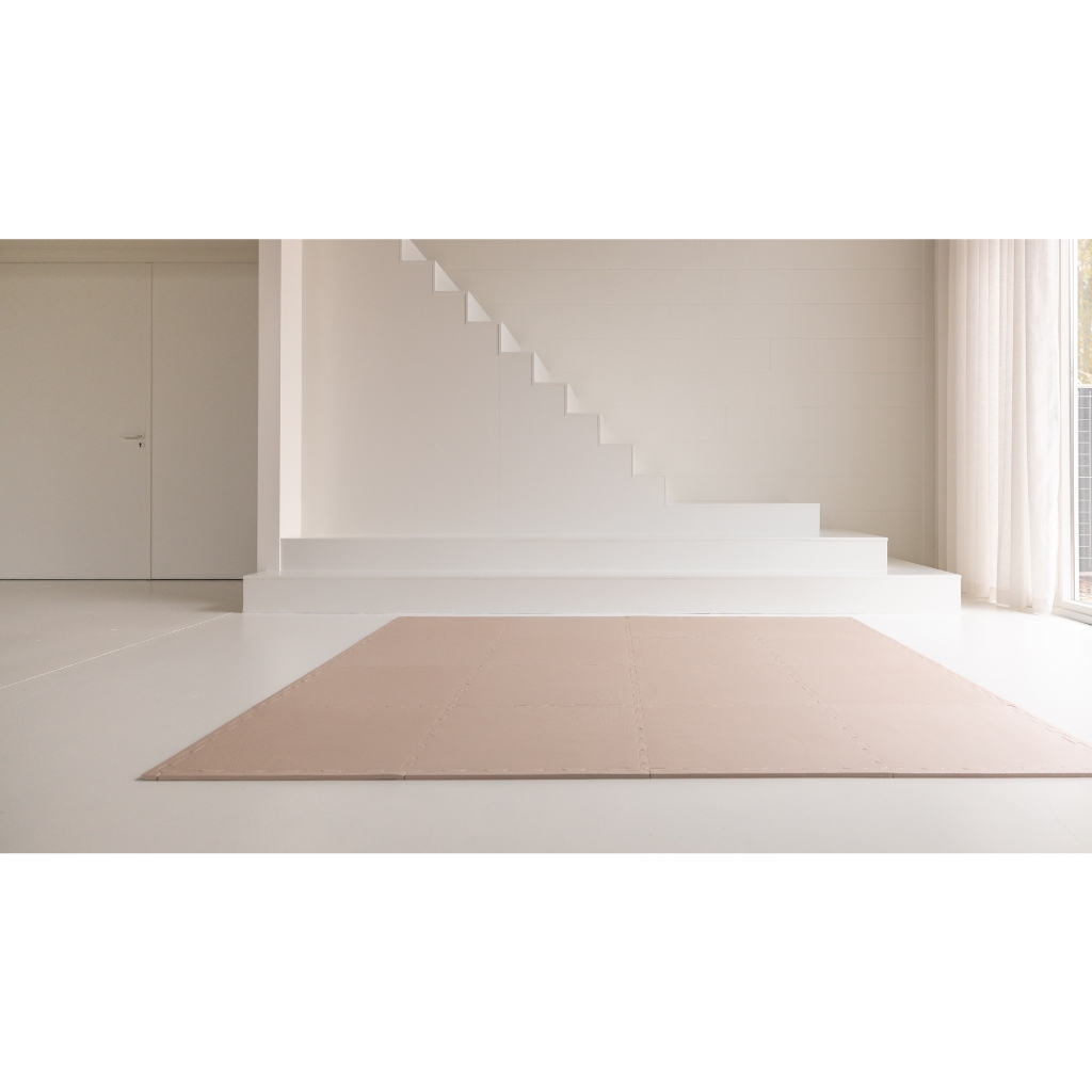 Foam puzzelmat Jindl set van 16 oudroze Foam puzzelmat Jindl set van 16 oudroze