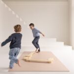 Foam puzzelmat zachtroze