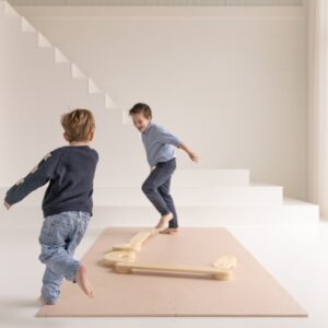 Foam puzzelmat zachtroze