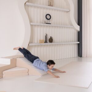 Glijden op puzzelmat speelmat Jindl set van 8 beige