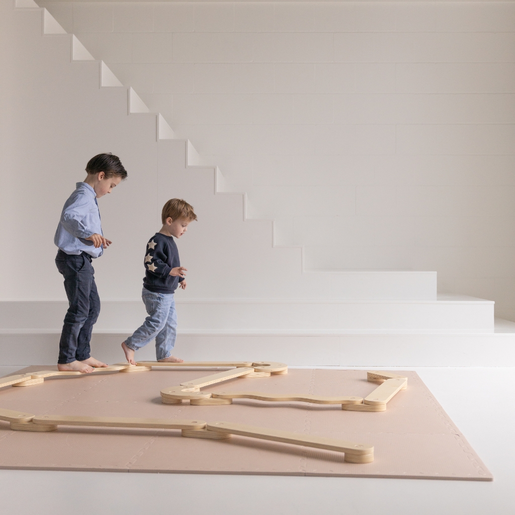 Grote speelmat puzzelmat 240x240 Jindl zachtroze Grote speelmat puzzelmat 240x240 Jindl zachtroze