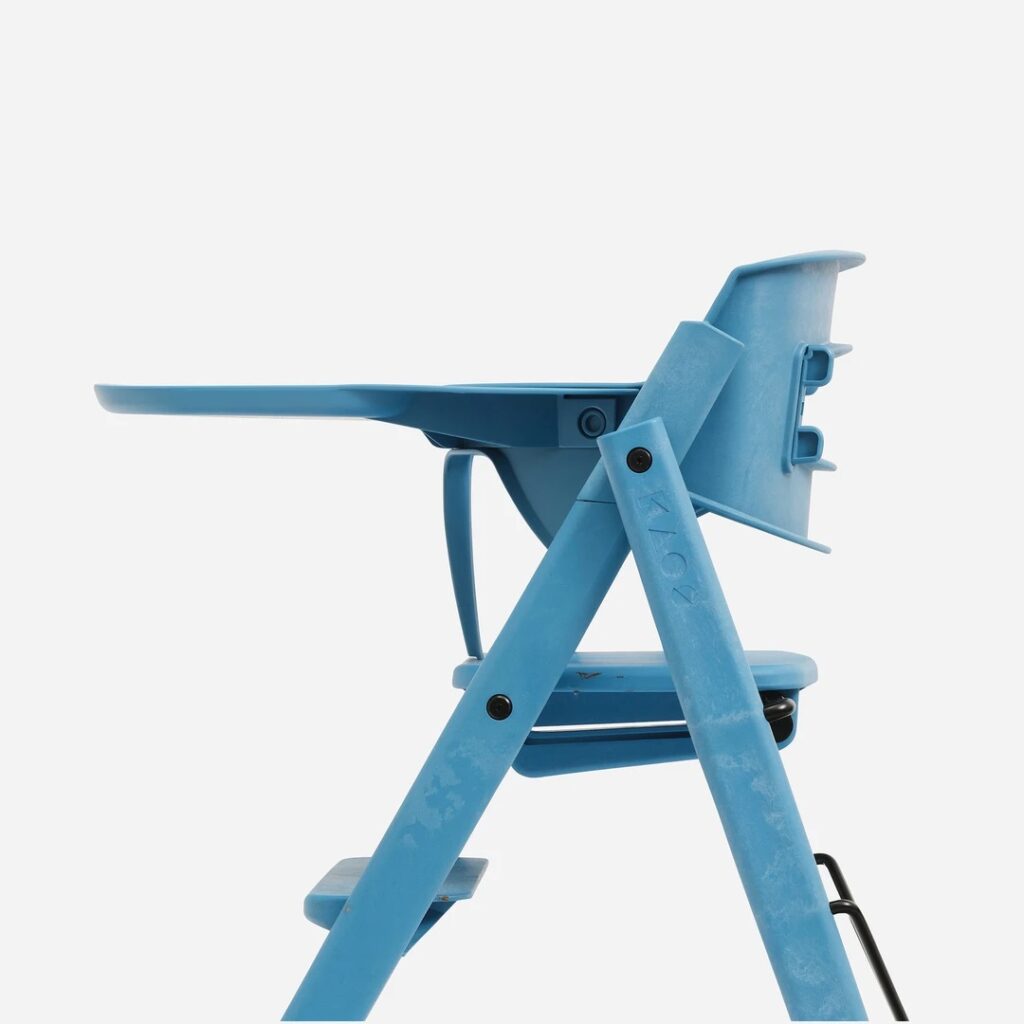 KAOS beugel + eetblad zijkant blauw